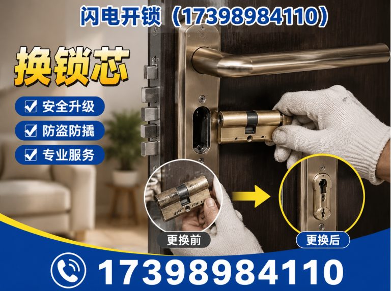 郑州航空港经济综合实验区换锁芯展示图